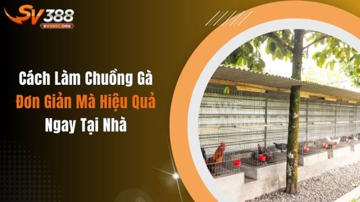 Cách Làm Chuồng Gà Đơn Giản Mà Hiệu Quả Ngay Tại Nhà
