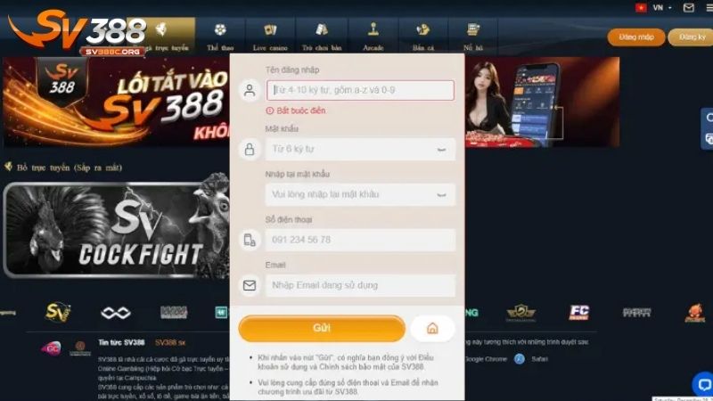 Giải đáp 3 câu hỏi liên quan tới đăng ký SV388