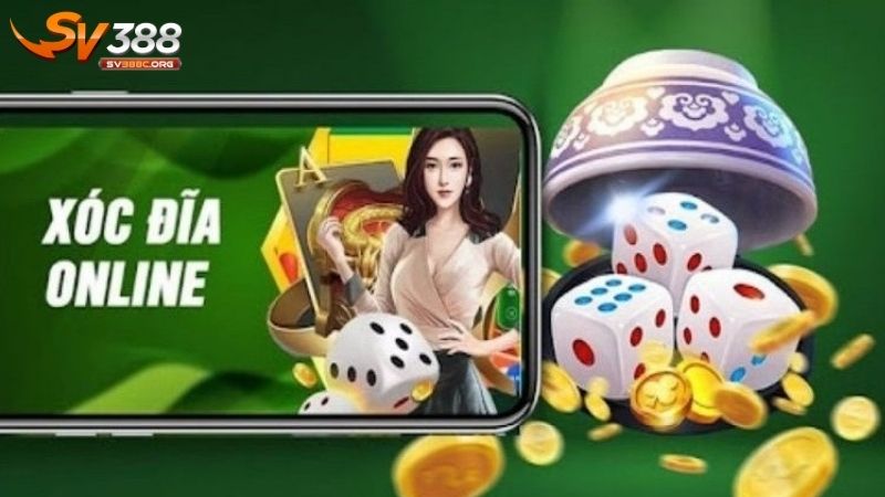 Xóc Đĩa SV388 dùng 4 quân vị xóc đĩa màu đỏ - trắng